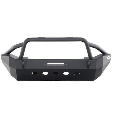 Smittybilt 18C WRANGLER JL; 20C GLADIATOR XRC GEN1 FRONT BUMPER W/WINCH PLATE; MATTE BLACK 77806